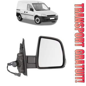 Oglinda Dreapta OPEL COMBO Box Body/MPV din 2001 - 2012, Auto, Reglaj mecanic, Completa