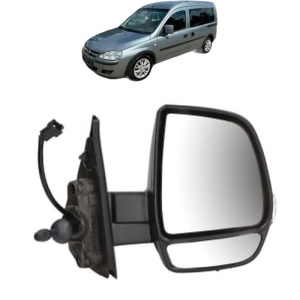 Oglinda Dreapta OPEL COMBO Tour din 2001 - 2011, Auto, Reglaj mecanic, Completa - Img 2