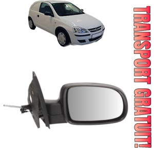Oglinda Dreapta OPEL CORSA C Hatchback Van (X01) din 2000 - 2012, Auto, Reglaj mecanic, Completa