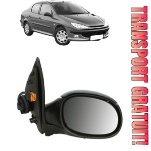 Oglinda Dreapta PEUGEOT 206 Saloon din 2007 - 2008, Auto, Reglaj electric, Completa