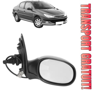 Oglinda Dreapta PEUGEOT 206 Saloon din 2007 - 2008, Auto, Reglaj mecanic, Completa