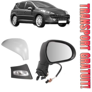 Oglinda Dreapta PEUGEOT 207 SW (WK_) din 2007 - 2013, Auto, Reglaj electric, Completa