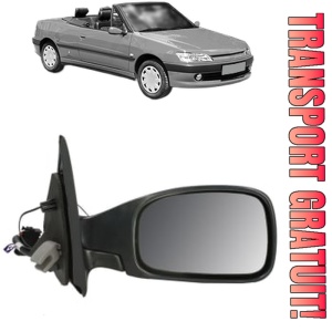 Oglinda Dreapta PEUGEOT 306 Convertible (7D, N3, N5) din 1994 - 2002, Auto, Reglaj electric, Completa