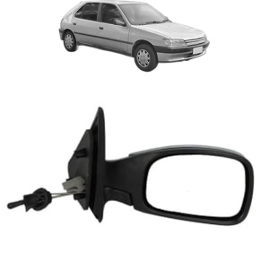 Oglinda Dreapta PEUGEOT 306 Hatchback Van din 1993 - 2001, Auto, Reglaj mecanic, Completa - Img 2