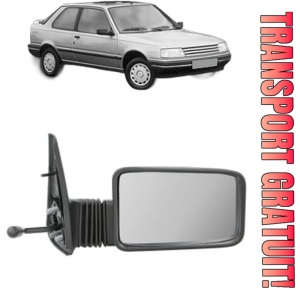 Oglinda Dreapta PEUGEOT 309 I (10C, 10A) din 1985 - 1989, Auto, Reglaj mecanic, Completa