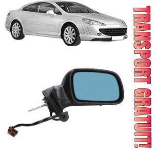 Oglinda Dreapta PEUGEOT 407 Coupe (6C_) din 2005 - 2009, Auto, Reglaj electric, Completa