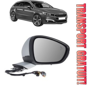 Oglinda Dreapta PEUGEOT 508 SW I (8E_) din 2010 - 2018, Auto, Reglaj manual, Completa