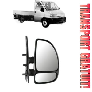 Oglinda Dreapta PEUGEOT BOXER Platform/Chassis (ZCT_) din 1994 - 2002, Auto, Reglaj manual, Completa