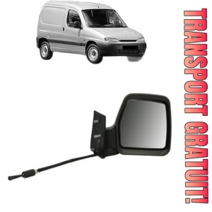 Oglinda Dreapta PEUGEOT PARTNER Box Body/MPV (5_, G_) din 1996 - 2015, Auto, Reglaj mecanic, Completa