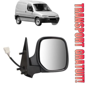 Oglinda Dreapta PEUGEOT PARTNER Box Body/MPV (5_, G_) din 1996 - 2015, Auto, Reglaj electric, Completa