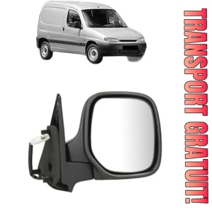 Oglinda Dreapta PEUGEOT PARTNER Box Body/MPV (5_, G_) din 1996 - 2015, Auto, Reglaj electric, Completa