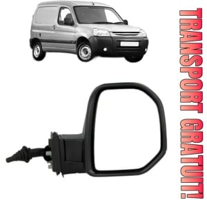 Oglinda Dreapta PEUGEOT PARTNER Box Body/MPV din 2008 - 2016, Auto, Reglaj mecanic, Completa