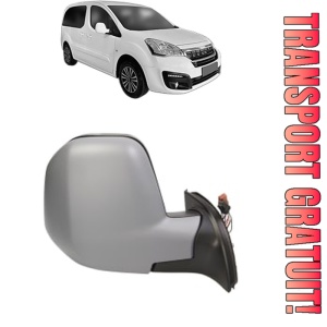 Oglinda Dreapta PEUGEOT PARTNER ORIGIN Box Body/MPV (G_) din 2008 - 2015, Auto, Reglaj electric, Completa