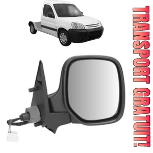 Oglinda Dreapta PEUGEOT PARTNER Platform/Chassis (5_, G_) din 1997 - 2008, Auto, Reglaj mecanic, Completa