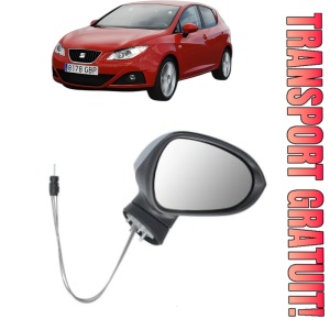 Oglinda Dreapta SEAT IBIZA IV Hatchback Van (6J1) din 2008 - 2015, Auto, Reglaj mecanic, Completa