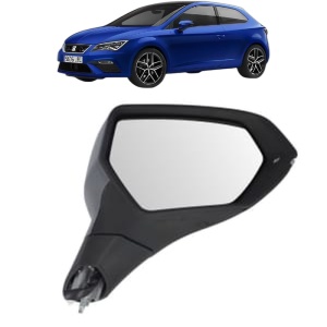 Oglinda Dreapta SEAT LEON (KL1, KLG) din 2019 - 2024, Auto, Reglaj electric, Completa - Img 2
