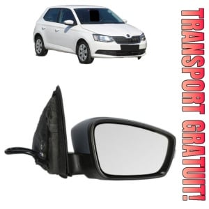 Oglinda Dreapta SKODA FABIA III Praktik (NJ5) din 2014 - 2022, Auto, Reglaj electric, Completa