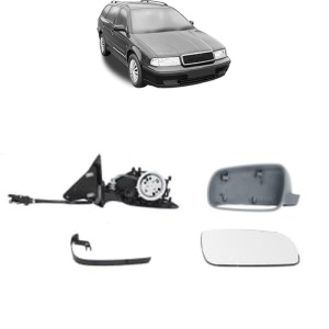 Oglinda Dreapta SKODA OCTAVIA I Estate Van (1U5) din 2000 - 2010, Auto, Reglaj mecanic, Completa - Img 2