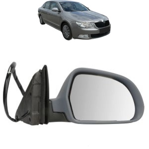 Oglinda Dreapta SKODA SUPERB II (3T4) din 2008 - 2015, Auto, Reglaj electric, Completa - Img 2