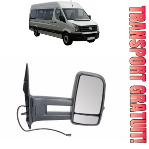 Oglinda Dreapta Volkswagen CRAFTER 30-35 Bus (2E_) din 2006 - 2016, Auto, Reglaj manual, Completa