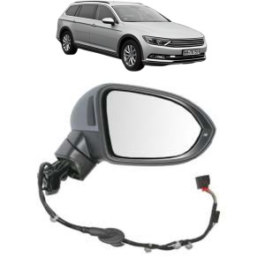 Oglinda Dreapta Volkswagen PASSAT ALLTRACK B8 Variant (3G5, CB5) din 2015 - 2024, Auto, Reglaj electric, Completa - Img 2