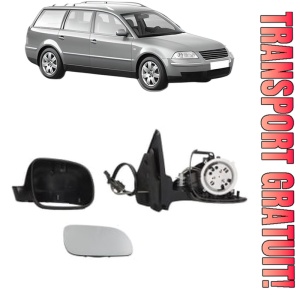 Oglinda Dreapta Volkswagen PASSAT B5.5 Variant (3B6) din 2000 - 2005, Auto, Reglaj mecanic, Completa