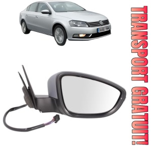 Oglinda Dreapta Volkswagen PASSAT B7 (A32, A33) din 2011 - 2020, Auto, Reglaj electric, Completa