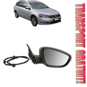 Oglinda Dreapta Volkswagen PASSAT B7 Estate Van (365) din 2011 - 2014, Auto, Reglaj electric, Completa