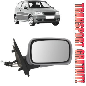 Oglinda Dreapta Volkswagen POLO (6N2) din 1999 - 2001, Auto, Reglaj mecanic, Completa