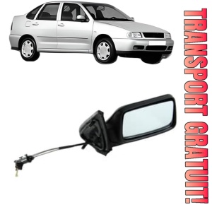 Oglinda Dreapta Volkswagen POLO III CLASSIC (6V2) din 1995 - 2002, Auto, Reglaj mecanic, Completa