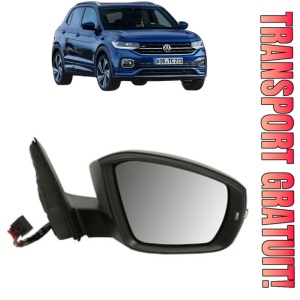 Oglinda Dreapta Volkswagen T-CROSS (C11, D31) din 2018 - 2020, Auto, Reglaj electric, Completa