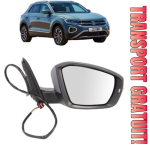 Oglinda Dreapta Volkswagen T-ROC (A11, D11) din 2017 - 2021, Auto, Reglaj electric, Completa