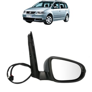 Oglinda Dreapta Volkswagen TOURAN Box Body/MPV (1T3) din 2010 - 2015, Auto, Reglaj electric, Completa - Img 2