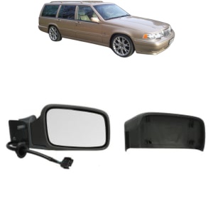 Oglinda Dreapta VOLVO V90 I Estate (965) din 1996 - 1998, Auto, Reglaj electric, Completa - Img 2
