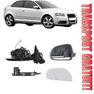 Oglinda Stanga AUDI A3 (8P1) din 2003 - 2012, Auto, Reglaj electric, Completa