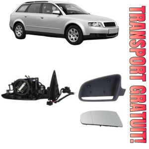 Oglinda Stanga AUDI A4 B6 Avant (8E5) din 2001 - 2004, Auto, Reglaj electric, Completa