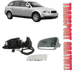 Oglinda Stanga AUDI A4 B6 Avant (8E5) din 2001 - 2004, Auto, Reglaj electric, Completa