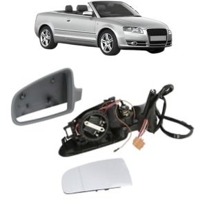 Oglinda Stanga AUDI A4 B6 Convertible (8H7) din 2002 - 2005, Auto, Reglaj electric, Completa - Img 2