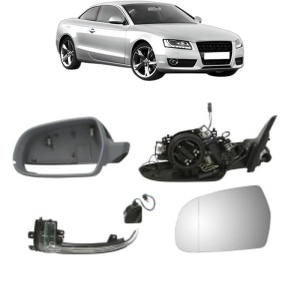Oglinda Stanga AUDI A5 (8T3) din 2007 - 2017, Auto, Reglaj electric, Completa - Img 2