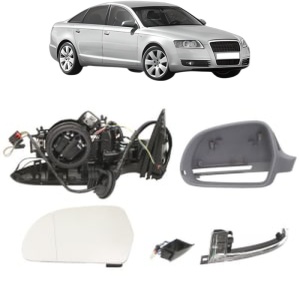 Oglinda Stanga AUDI A6 C6 (4F2) din 2004 - 2011, Auto, Reglaj electric, Completa - Img 2