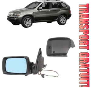 Oglinda Stanga BMW Seria X5 (E53) din 2000 - 2006, Auto, Reglaj electric, Completa