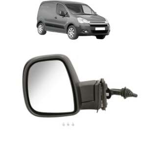 Oglinda Stanga CITROEN BERLINGO Box Body/MPV (B9) din 2008 - 2021, Auto, Reglaj mecanic, Completa - Img 2