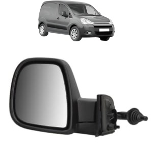 Oglinda Stanga CITROEN BERLINGO Box Body/MPV (B9) din 2008 - 2021, Auto, Reglaj mecanic, Completa - Img 2
