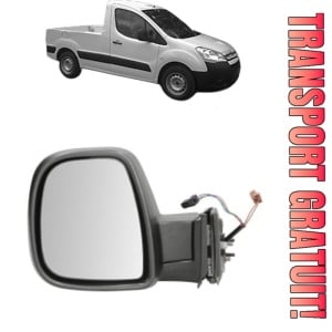 Oglinda Stanga CITROEN BERLINGO Platform/Chassis (B9) din 2008 - 2021, Auto, Reglaj electric, Completa