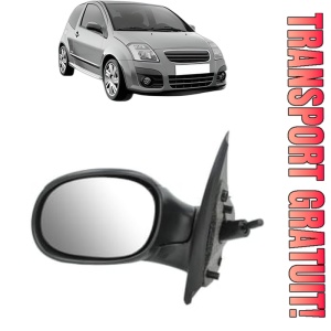 Oglinda Stanga CITROEN C2 (JM_) din 2003 - 2012, Auto, Reglaj mecanic, Completa