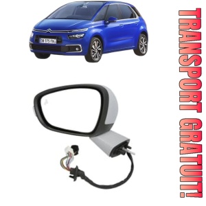 Oglinda Stanga CITROEN C4 SPACETOURER (3D_) din 2018 - 2019, Auto, Reglaj electric, Completa