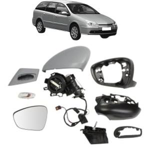 Oglinda Stanga CITROEN C5 II Break (RE_) din 2004 - 2008, Auto, Reglaj electric, Completa - Img 2