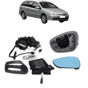 Oglinda Stanga CITROEN C5 II Break (RE_) din 2004 - 2008, Auto, Reglaj electric, Completa - Img 2