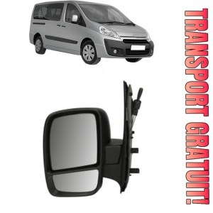 Oglinda Stanga CITROEN JUMPY II (VF7) din 2007 - 2016, Auto, Reglaj manual, Completa