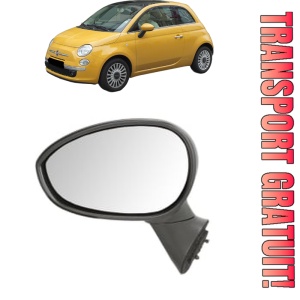 Oglinda Stanga FIAT 500 C (312_) din 2009 - 2020, Auto, Reglaj electric, Completa